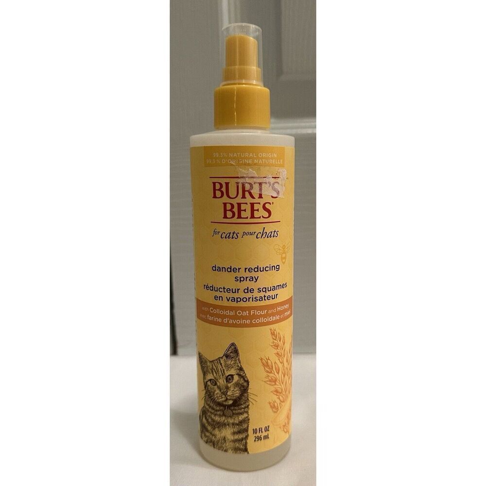 Burts Bees Dander Reducing Spray for Cats 10 fl oz NEW